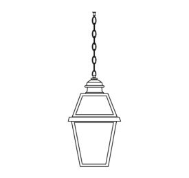 Deckenleuchte Verona Nr. 50310 | klassische italienische Pendelleuchte an Kette